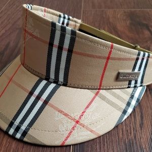 burberry visor hat